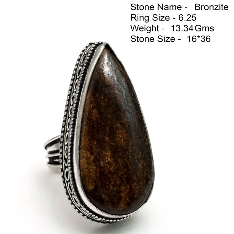 Women Lapis Lazuri Labradorite Ring