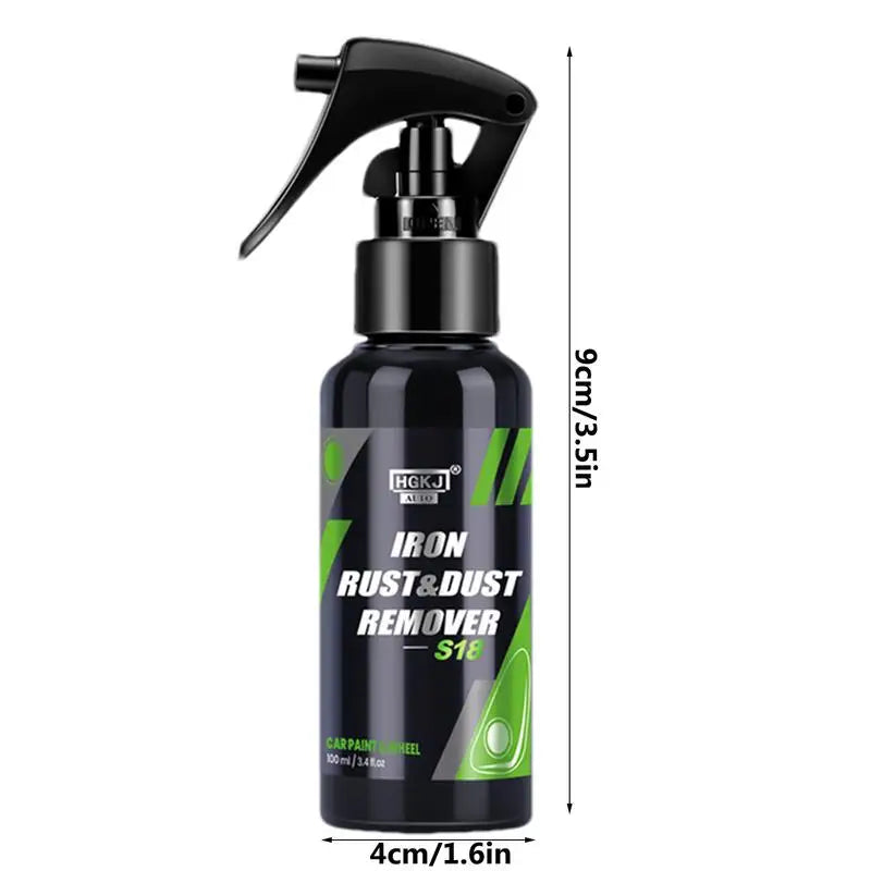 HGKJ S18 50/100/300ML Car Paint & Wheel Iron Particles Powder Rust & Dust Remover Auto Rim Metal Multi-Purpose Cleaning Spray