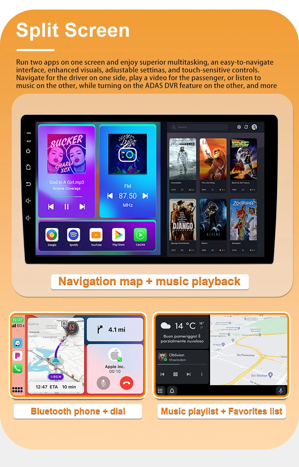 Car Multimedia Video Player For Peugeot 407 cc SW 407CC 2004 - 2011 Android Car Radio Navigation Stereo CarPlay Auto No 2din