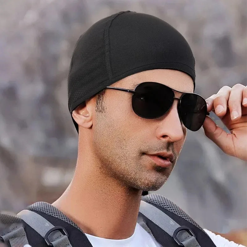 Motorcycle Helmet Inner Cap Hat Quick Dry Breathable Hat Racing Cap Under Helmet Beanie Cap Motocross Motor Helmet Sport Hat