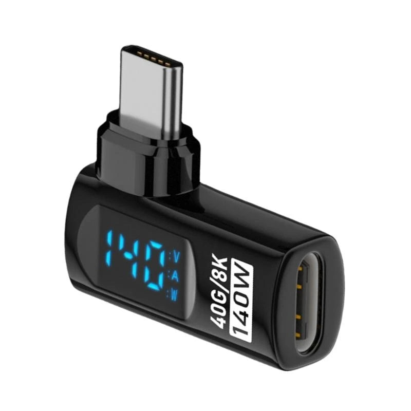 USB C Digital Display Adapter Connector with 140W Quick Charging and Double 40Gbps Transmission 8K60HZ Screen Projection