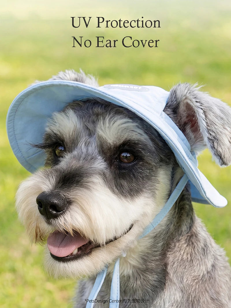 Pet Dog Summer Cooling Vest with Cap Breathable Mesh Sun Protective Shirt for Dogs&Cats Lightweight Outdoor Pet Clothes Set