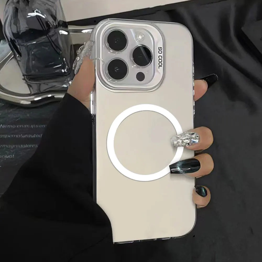 Case For Redmi 12 13 13C 4G 5G 13R Note 12R 9 10 Magnetic Wireless Charger Sticker For Xiaomi Redmi A3 A3X A1 A2 Plus IMD Case