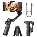 "Ultra-compact smartphone stabilizer for cinematic mobile content."