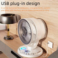 Portable air circulation fan household USB charging small fan, suitable for home, office and kitchen use.