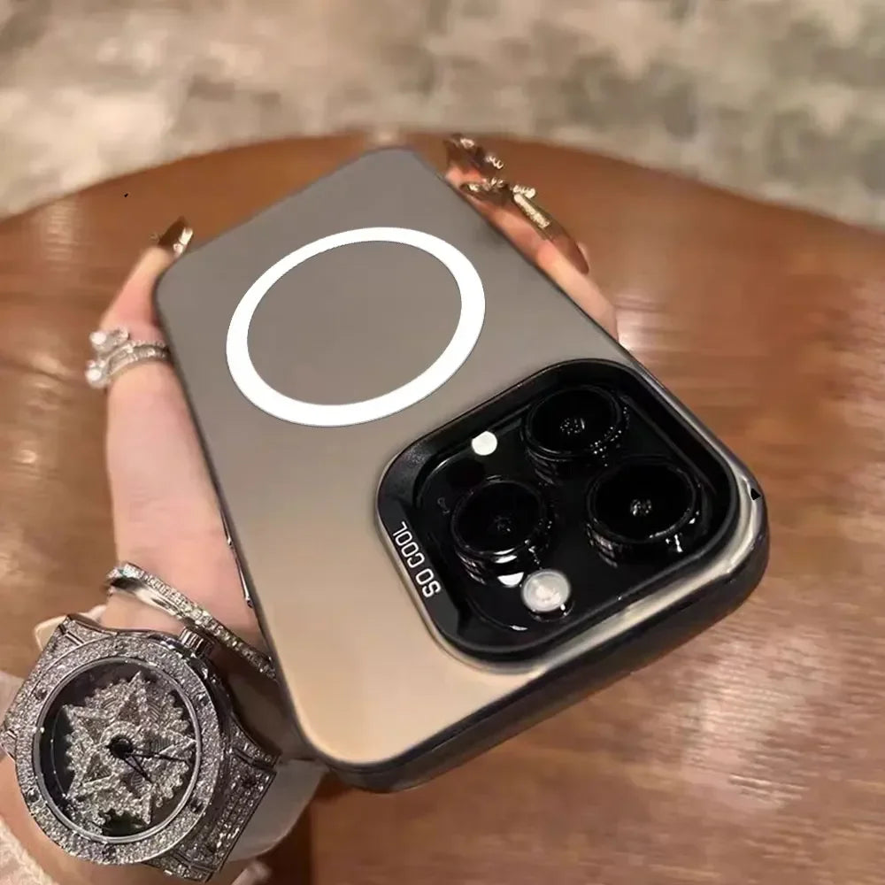 Case For Redmi 12 13 13C 4G 5G 13R Note 12R 9 10 Magnetic Wireless Charger Sticker For Xiaomi Redmi A3 A3X A1 A2 Plus IMD Case