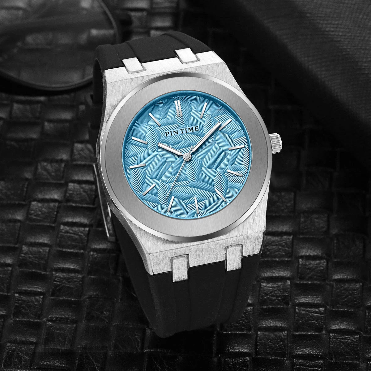 Classic versatile casual waterproof quartz men's silicone tape watch
