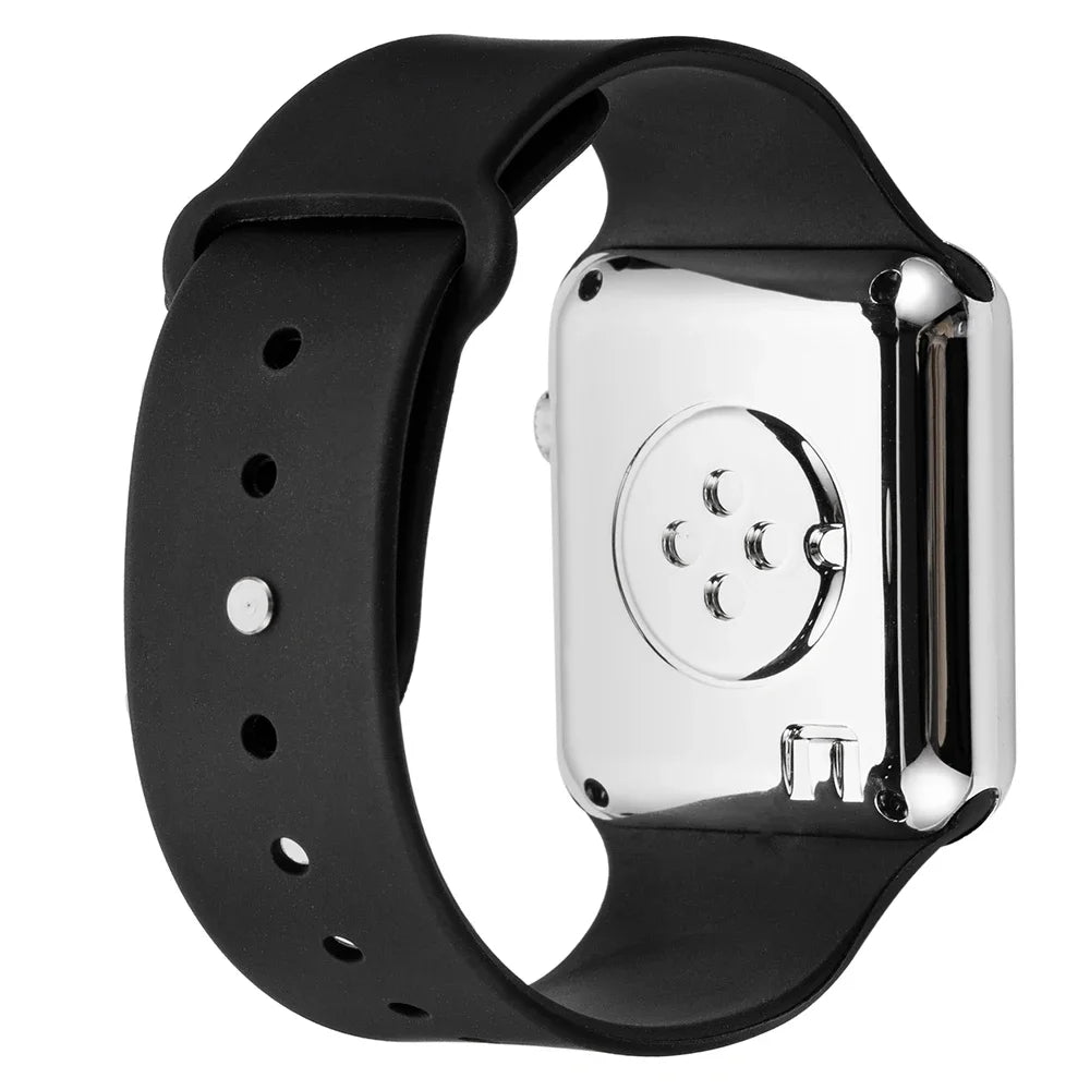 Fashion Digital Watches For Women Men Simple Square Sports LED Wristwatches Silicone Strap Casual Electronic Clock Reloj Hombre