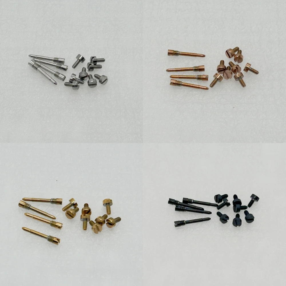 Silver Black Rose Gold Gold Strap Back Cover Screw Suitable for A P Royal Oak NH35 NH36 VK63 Automatic Quartz Watch Case No Logo