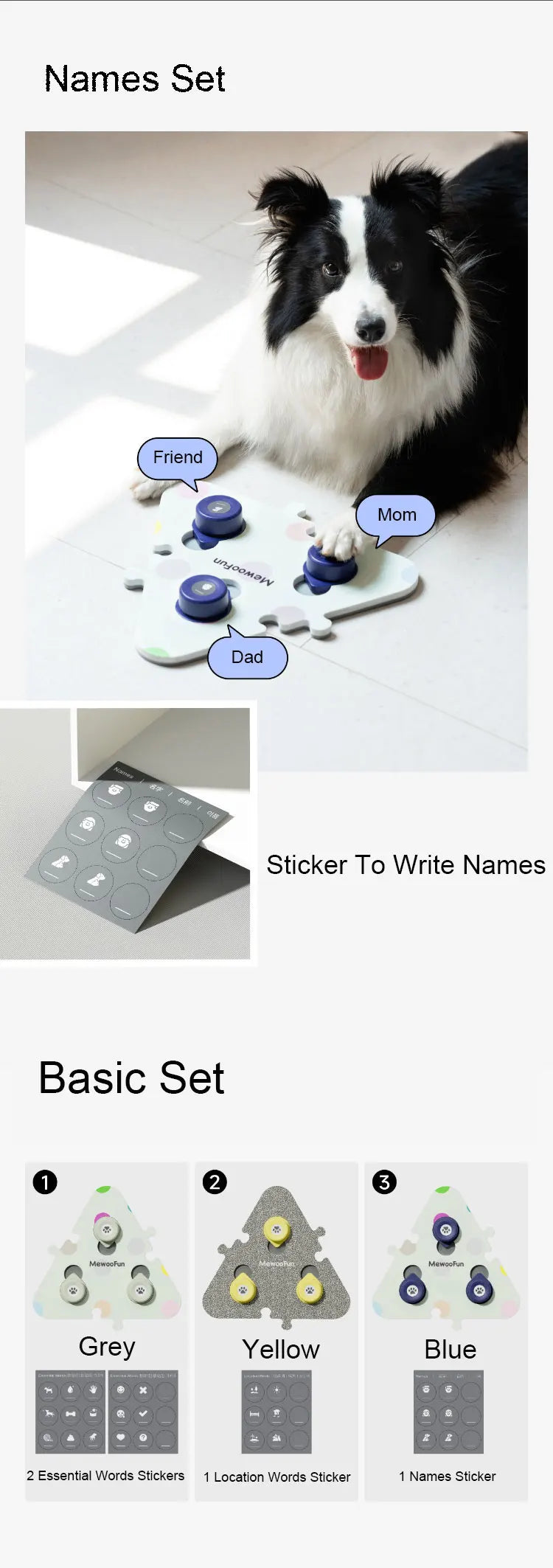 Pet Training Communication Talking Tools Voice Record Cats Dogs Press Buzzer Button Toy Pet Speaking Toys