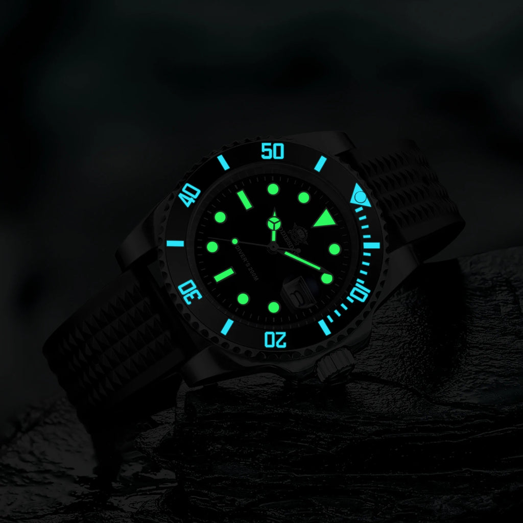ADDIESDIVE Diver Watch European and American Business Leisure 200M C3 Super Luminous Sport Luxury Reloj Hombre Men Quartz Watch
