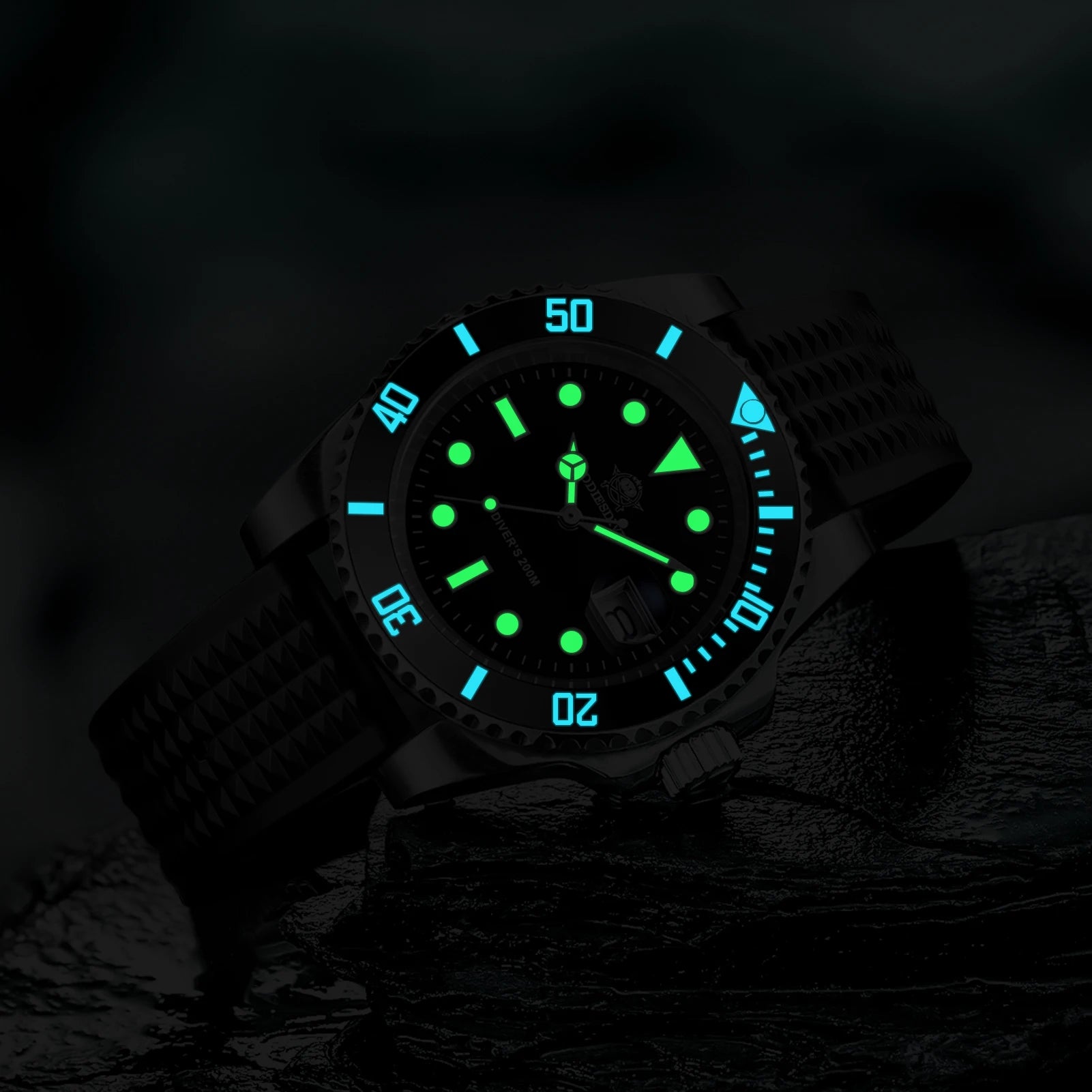 ADDIESDIVE Diver Watch European and American Business Leisure 200M C3 Super Luminous Sport Luxury Reloj Hombre Men Quartz Watch