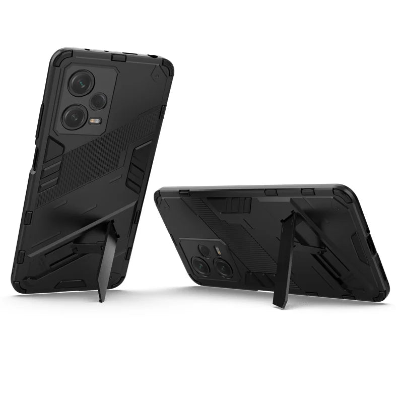 For Xiaomi Redmi Note 12 Pro 5G Case Magnetic Bracket Stand Holder Armor Phone Cases For Redmi Note12 Pro + Plus Back Cover