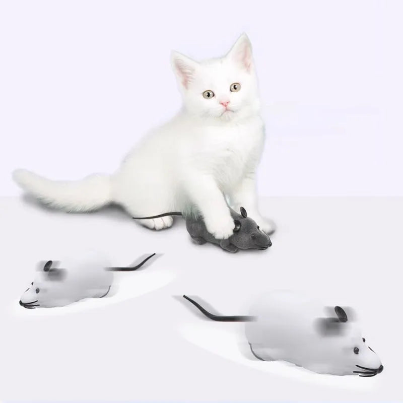Robot Mouse Rat Funny Cat Toy with Remote Control Multicolor Mouse Wireless Controlled Rat Electric Interactive Pet Supplies