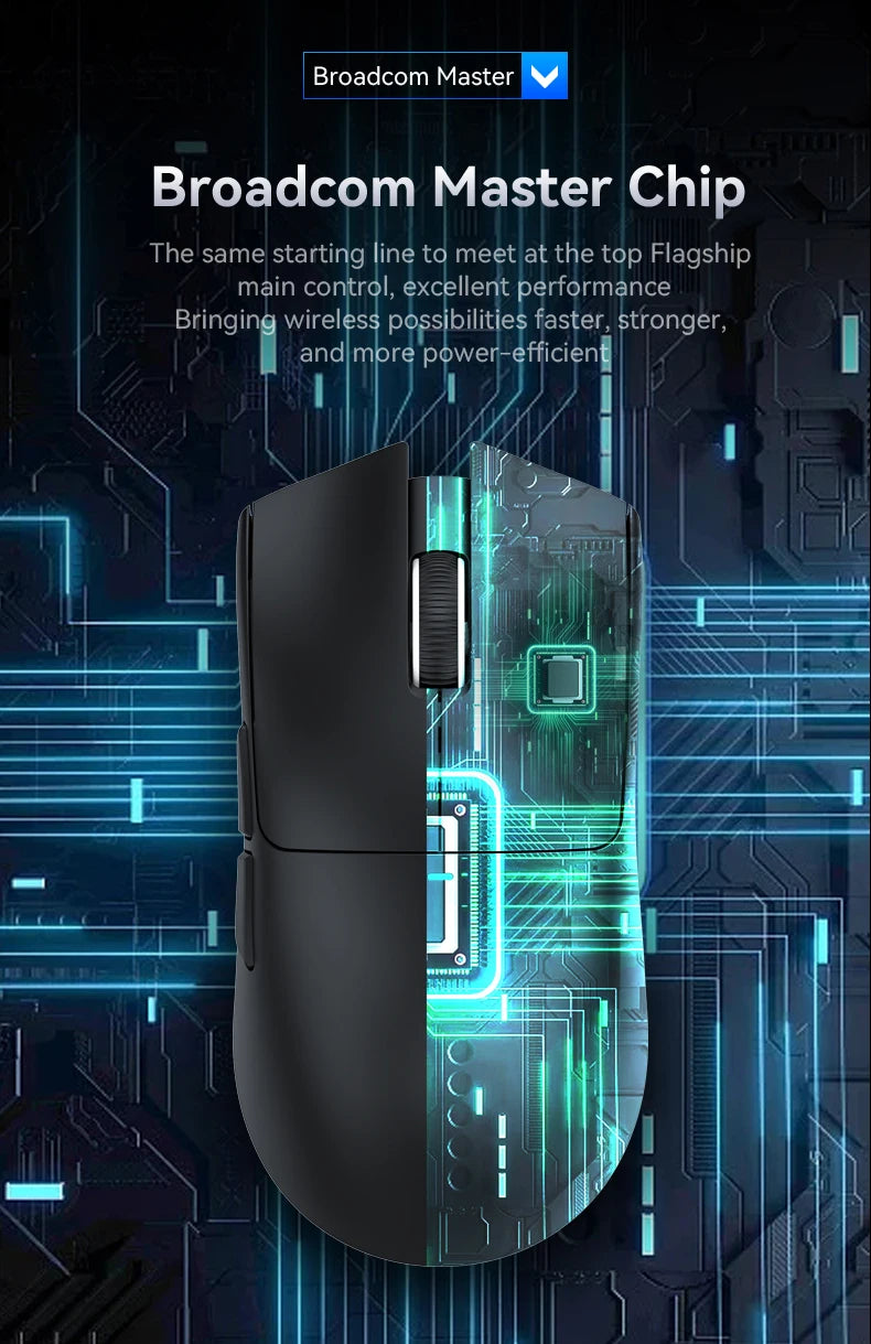 ATTACK SHARK X11 Wireless Gaming Mouse PAW3311 Sensor 22000DPI 3 Modes Wired 2.4G BT 280mAh Rechargeable Mouse