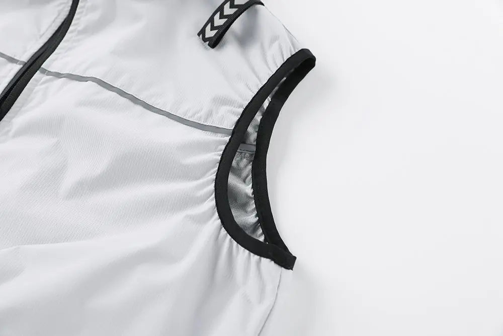 Hooded Cooling Vest Summer USB Charging 5V 12V Cooling Fan Air Conditioner Clothes Sleeveless Breathable Outdoor Sports Travel W