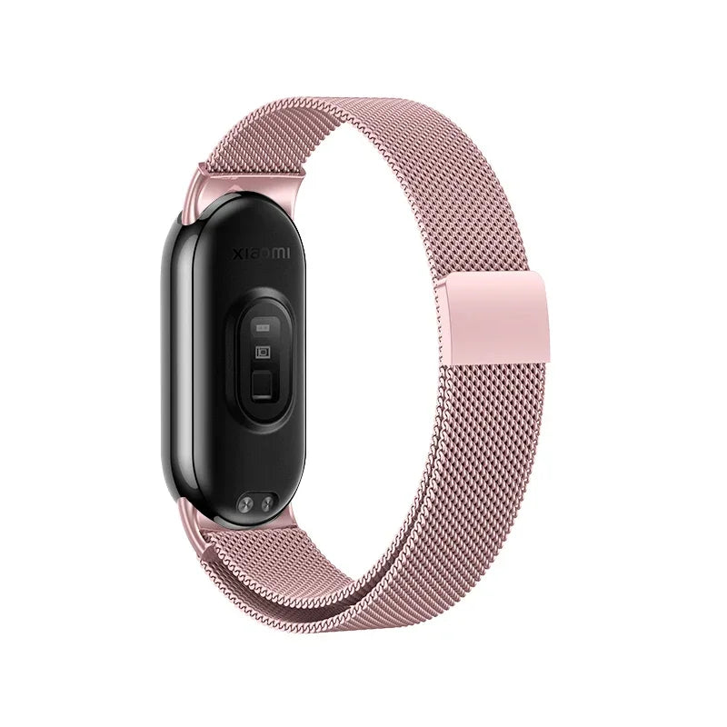 Milanese Loop for Xiaomi Mi Band 8 9 10 Strap Global Version Accessories Smartwatch Bracelet Pulseira Correa Miband 10 Watchband