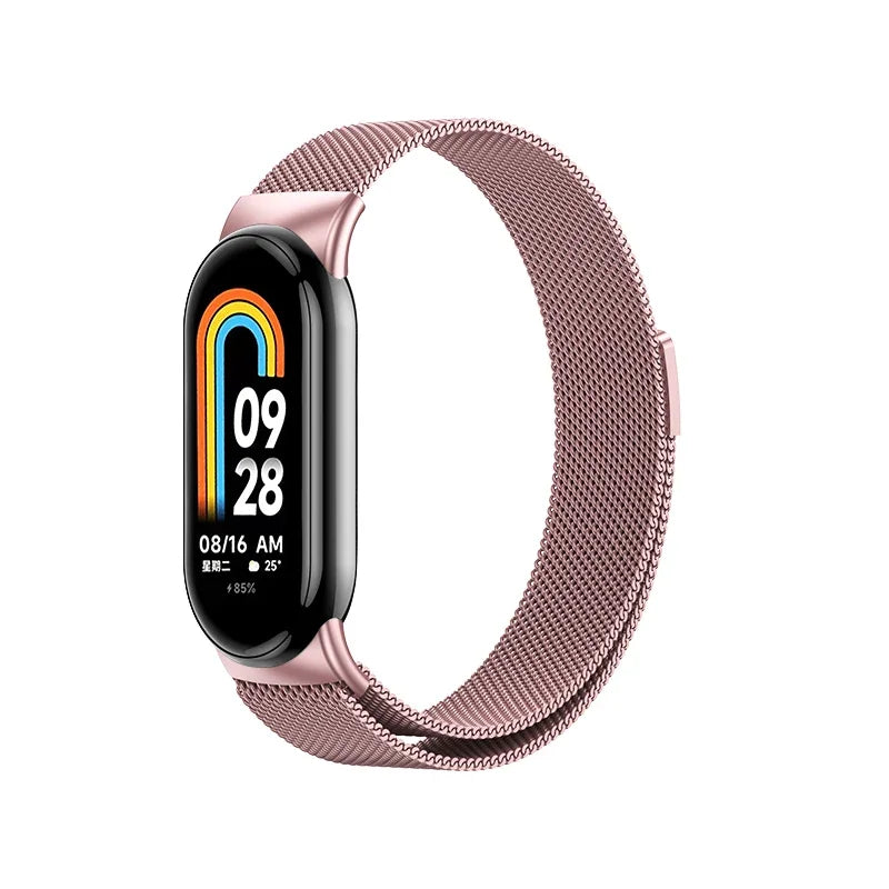Milanese Loop for Xiaomi Mi Band 8 9 10 Strap Global Version Accessories Smartwatch Bracelet Pulseira Correa Miband 10 Watchband