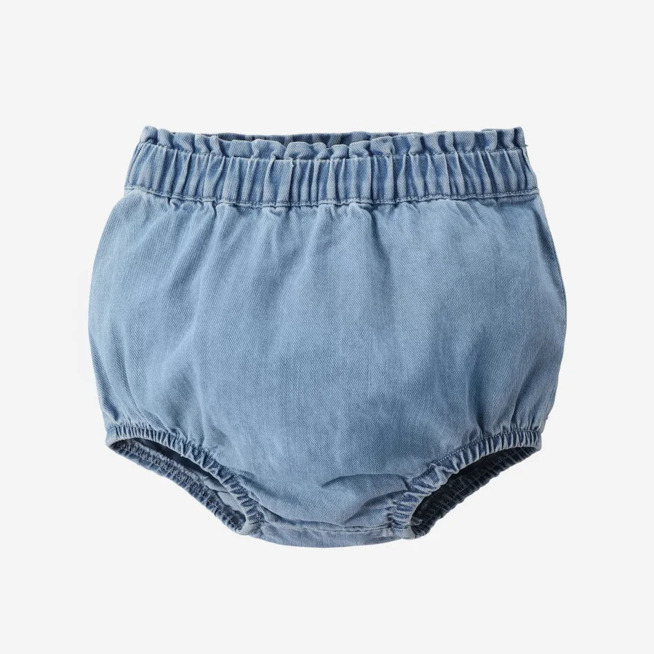 AS  SS2026 blue denim Collection super high quality bamboo knot denim fabric boys girls family match weekday clothes