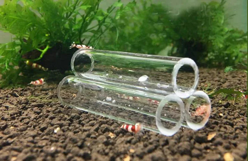 Acrylic Aquarium Decoration Fish Shrimps Shelter House Pottery Scorpion House Canister Simulation Stone Fish Tank Decor