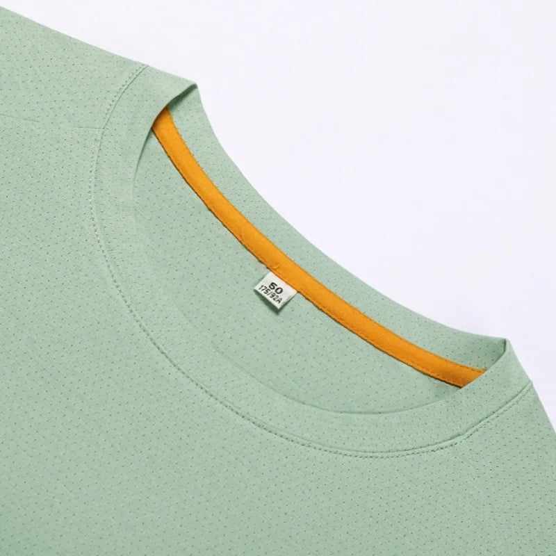 High End Brand Men's O-Neck Short Sleeve Summer New Exquisite Print Breathable T-Shirt Casual Fashion Sports Menswear Clothing