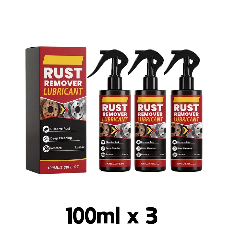 100ml Heavy-Duty Rust Remover Spray Deep Cleaning Rust Remover Lubricant For Metal Surfaces Restoration Multi-purpos Car Gadgets