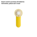 Portable Handheld Mini Fan,Powered by AA Batteries,Adjustable Single Speed, Ideal for Outdoor Use,Lightweight and Compact Design