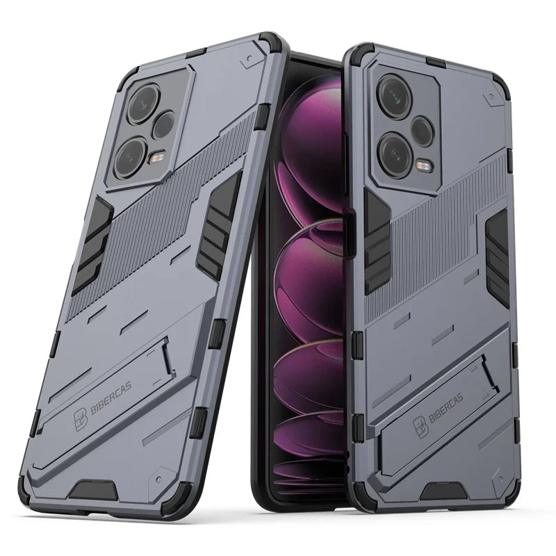 For Xiaomi Redmi Note 12 Pro 5G Case Magnetic Bracket Stand Holder Armor Phone Cases For Redmi Note12 Pro + Plus Back Cover