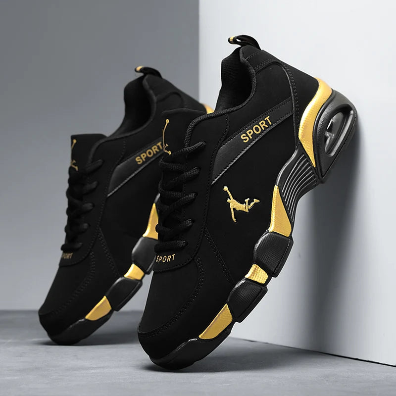 Men's Road Running Shoes, Lace-Up Closure, Suitable for All Seasons, Low-Top Trendy Versatile Hiking Shoes, Tennis Casual Walking Fitness Hiking Shoes - the Perfect Sports Shoe for Outdoor Adventures, Ideal for Sports Enthusi