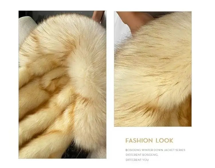 Winter Men Parka Warm Coat Men Wool Liner Jacket Long Hooded Jacket High Quality Raccoon Fur Collar