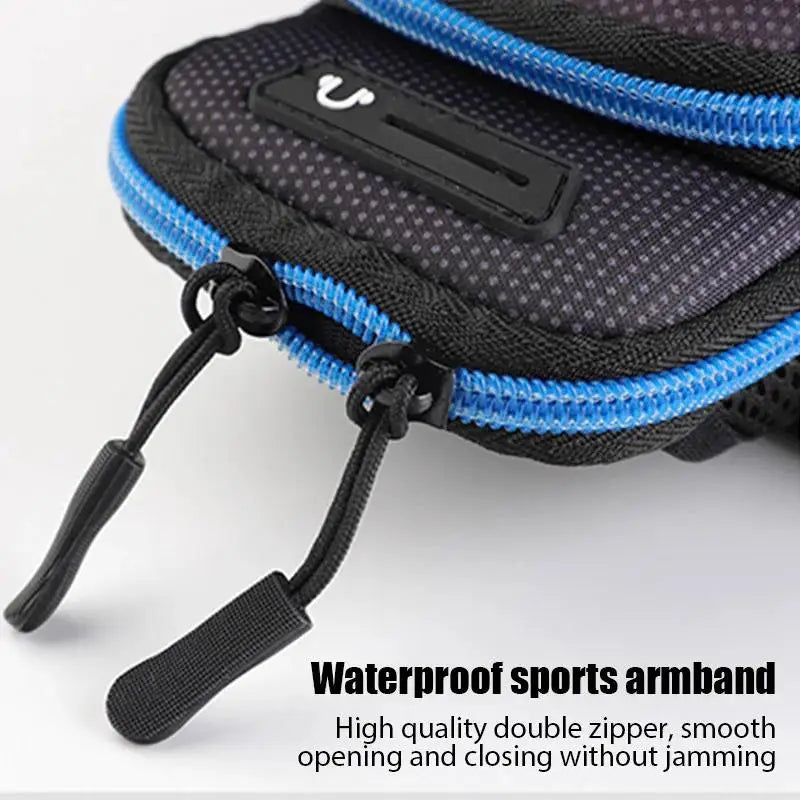 Universal Smart Phone Armband Outdoor Waterproof Fitness Running Sport Arm Cellphone Holder With Headphone Jack Mobile Phone Bag