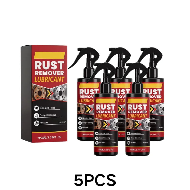 100ml Heavy-Duty Rust Remover Spray Deep Cleaning Rust Remover Lubricant For Metal Surfaces Restoration Multi-purpos Car Gadgets