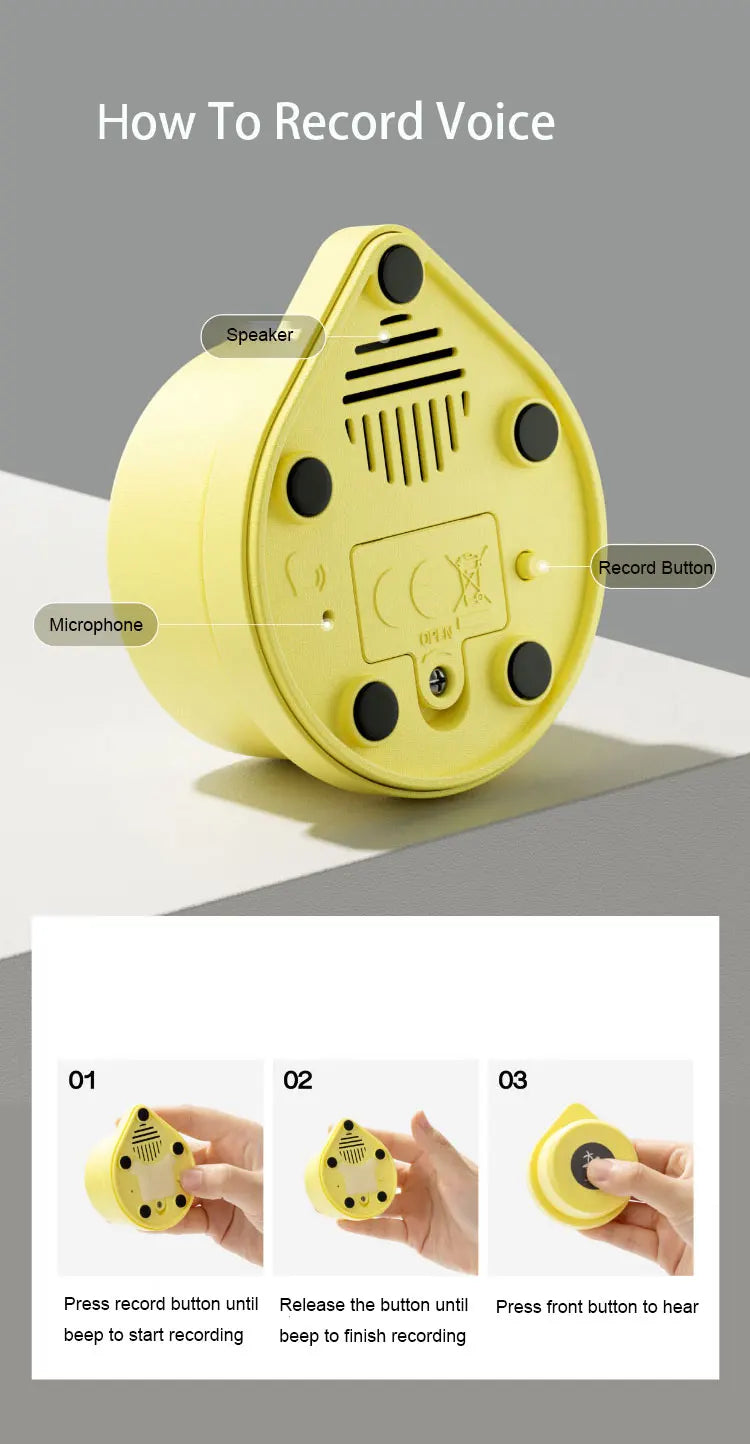 Pet Training Communication Talking Tools Voice Record Cats Dogs Press Buzzer Button Toy Pet Speaking Toys