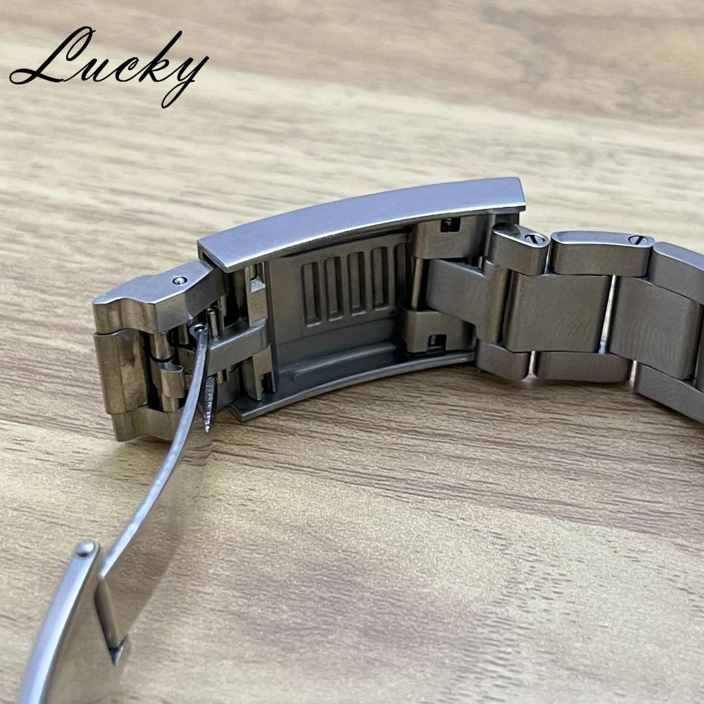 36mm 40mm Fit NH34 NH35 NH36 ETA2824 PT5000 Movement Case Brushed Center  Bracelet Sapphire Glass Crystal Suitable S Crown