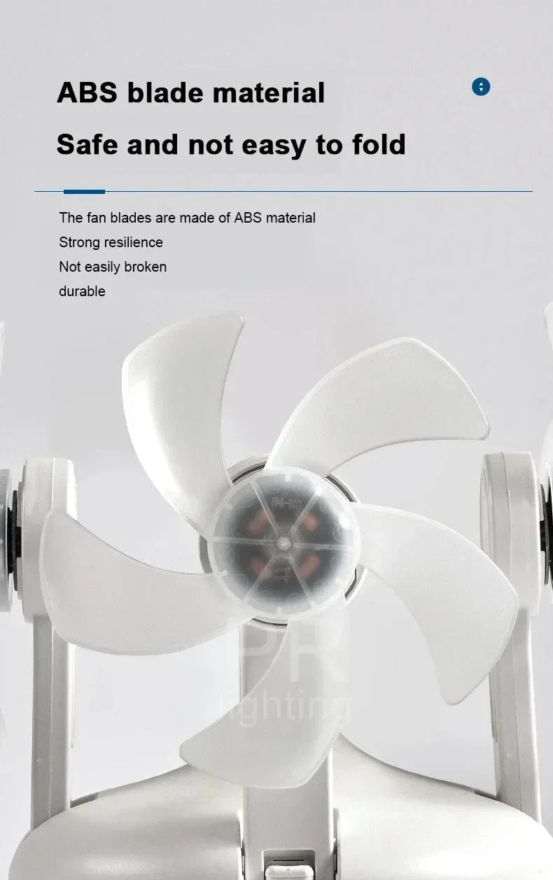 Remote Control Dimmable LED Fan Light E27 Ceiling Fan with Light 3Color Eye Protection Strobe Free Bedroom Kitchen Garage Office