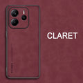 For Xiaomi Redmi Note 14 5G Skin Feel Shockproof Matte Leather Case Soft Back Cover Funda For Redmi Note 14