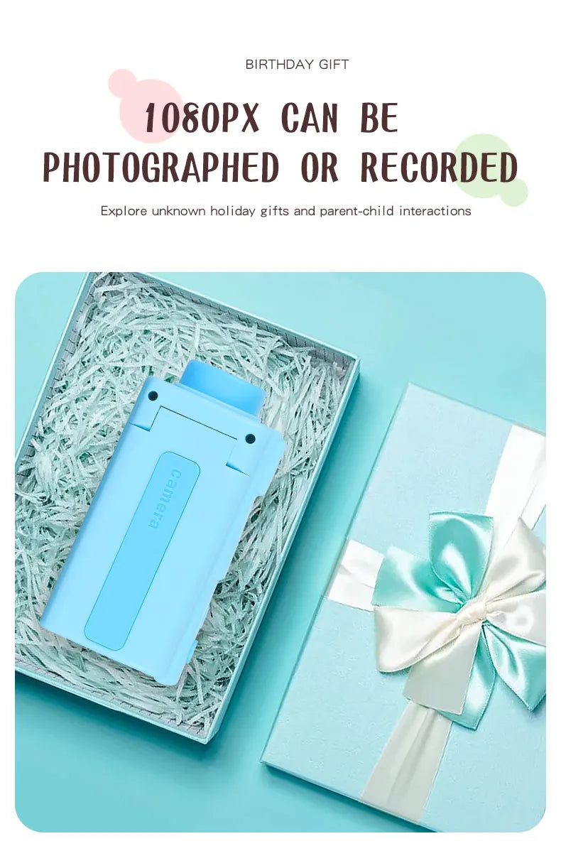 New Children Camera 2.4 Inch Screen For Kids Digital DV Camera 12MP Video Recorder 1080P HD Children's Portable Camera 32GB TF