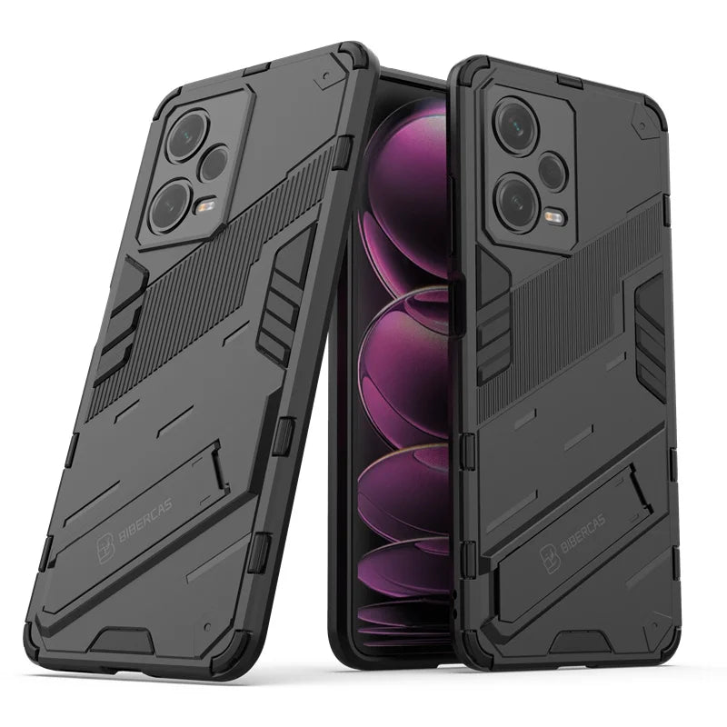 For Xiaomi Redmi Note 12 Pro 5G Case Magnetic Bracket Stand Holder Armor Phone Cases For Redmi Note12 Pro + Plus Back Cover