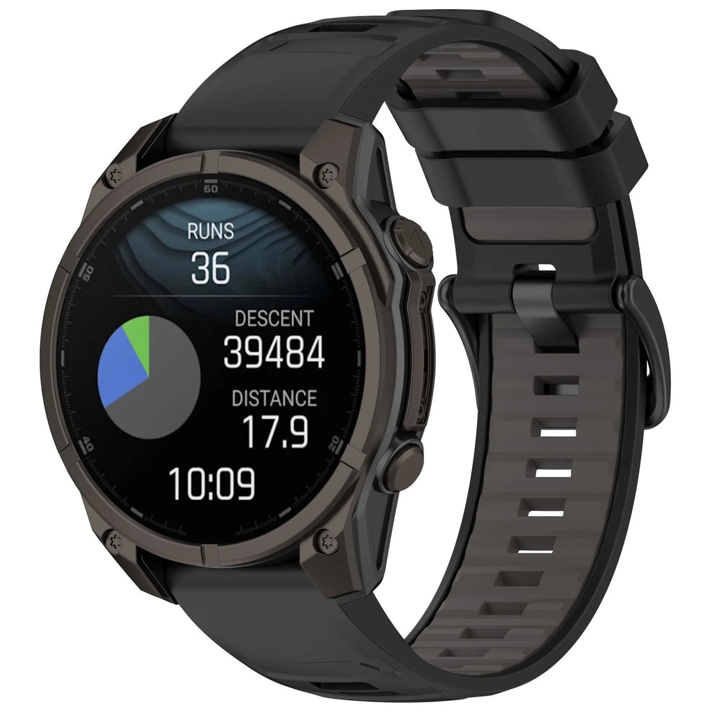 Quick Fit 26mm 22mm 20mm Silicone Strap for Garmin Quatix 8 Fenix 8/7x/Tactix8 Sport Bracelet Correa Band for Garmin 970 965 955
