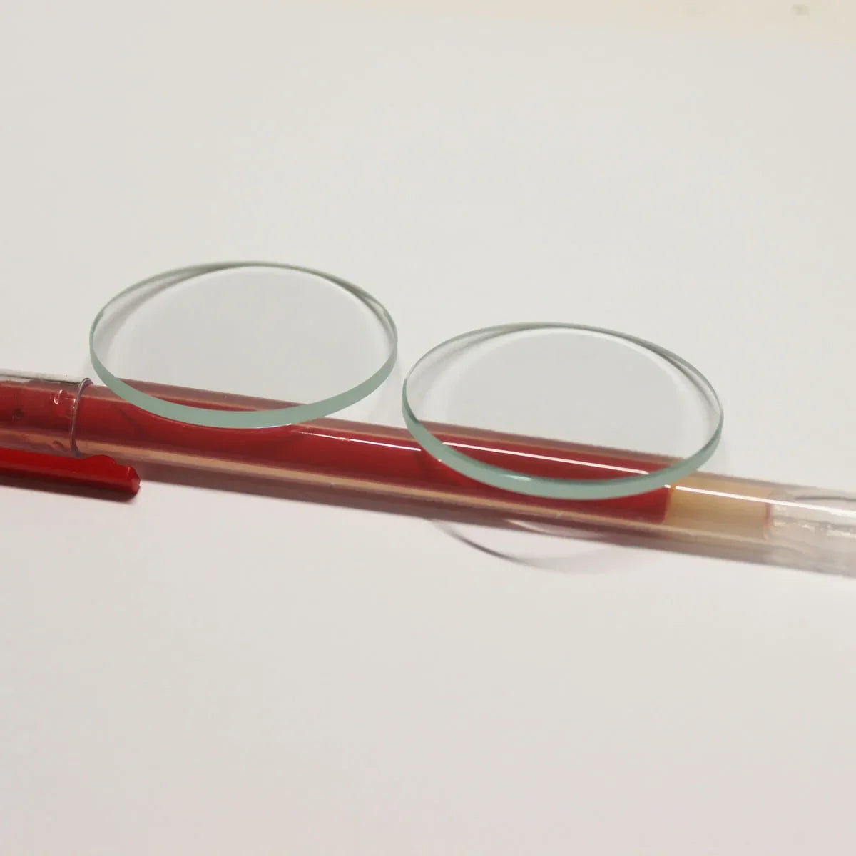 2pcs 3mm Thick Watch Crystal Mineral Glass Mirror Watch Parts 25mm - 40mm Diameter Round Watch Glass Watch Repair Tools