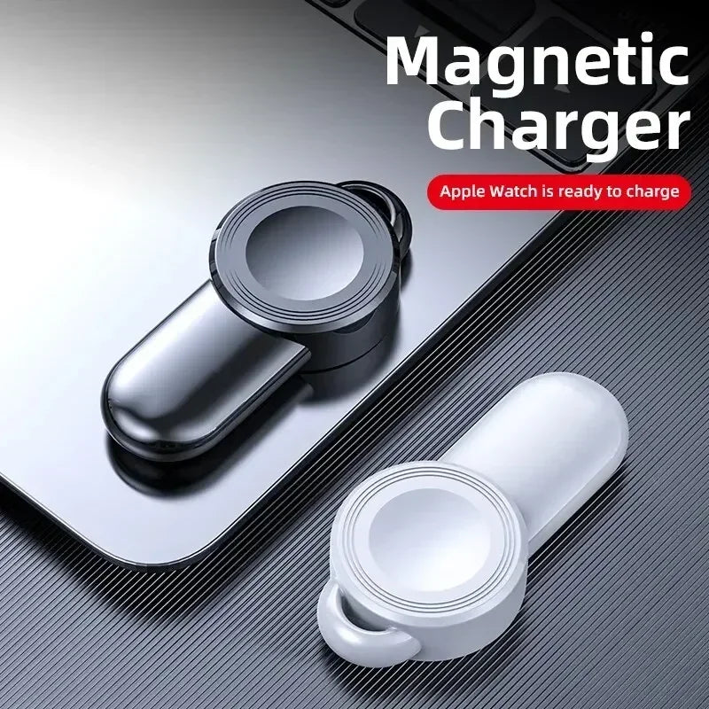 Fast Magnetic Watch Wireless Charger For Apple Watch 9 8 7 6 5 4 3 SE Ultra 2 IWatch Dock Adapter Portable USB Charging Station