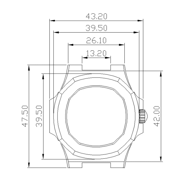 40mm NH35 Watch Cases Sapphire Crystal For Mod Nautilus Seiko NH34 NH35 NH36 NH38 4R36 Movement 29.8mm Dial Solid Steel Bracelet