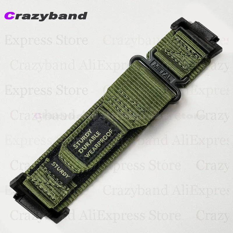 22mm Nylon Strap for Casio MDV-106 MDV-107 Watch Accessories Sport Watch Band Wrist for Men Women Bracelet High Quality Straps