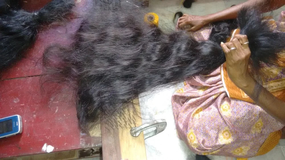 Raw Unprocessed Double Drawn Indian Remy Hair Bundles 12A Grade 100% Natural Cuticle Aligned Virgin Human Hair Bulk